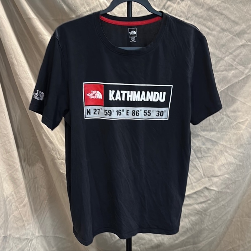 The North Face Kathmandu Black Short Sleeve Tee Essential Casual Wear